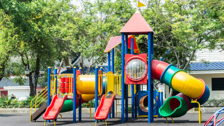 how to maintain playground equipment